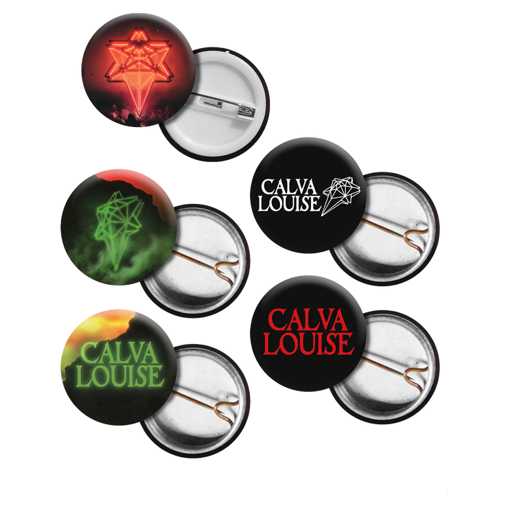 Button Badges (Set of 5)