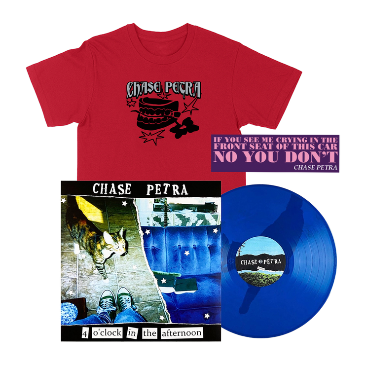 Chompers Tee + 4 o’clock EP + Sticker Bundle