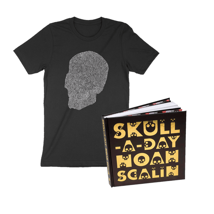 Skull-A-Day Book + Obsessive Compulsive T-Shirt Bundle