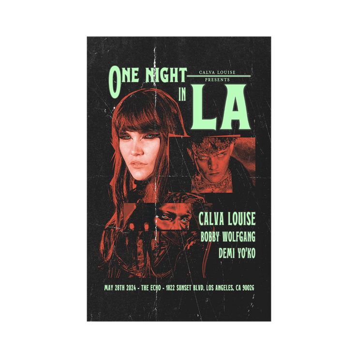 "ONE NIGHT IN LA" LIMITED EDITION Show Poster