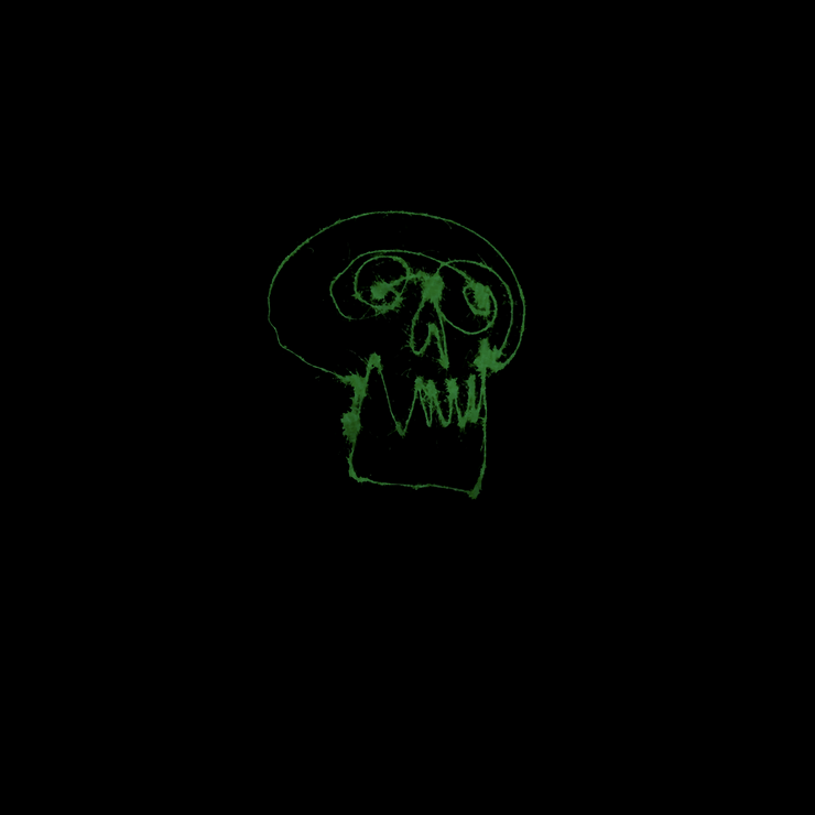 Sparkler Skull (Glow-In-The-Dark) T-Shirt